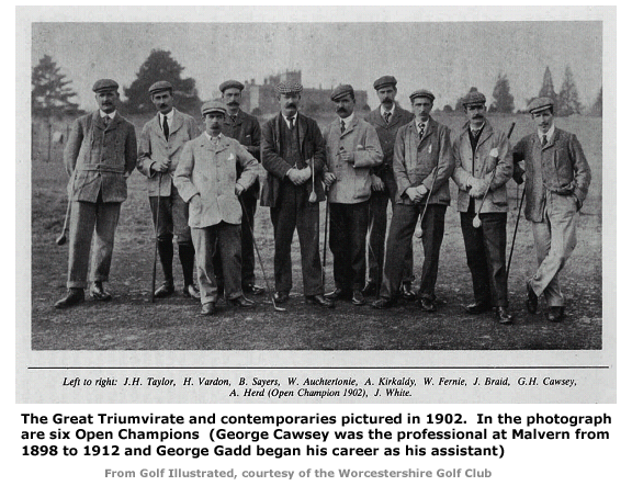 The Great Triumvirate and contemporaries in 1902