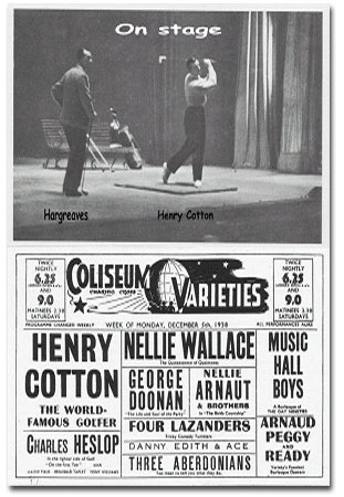 On Stage with Henry Cotton