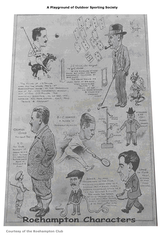 Roehampton Characters