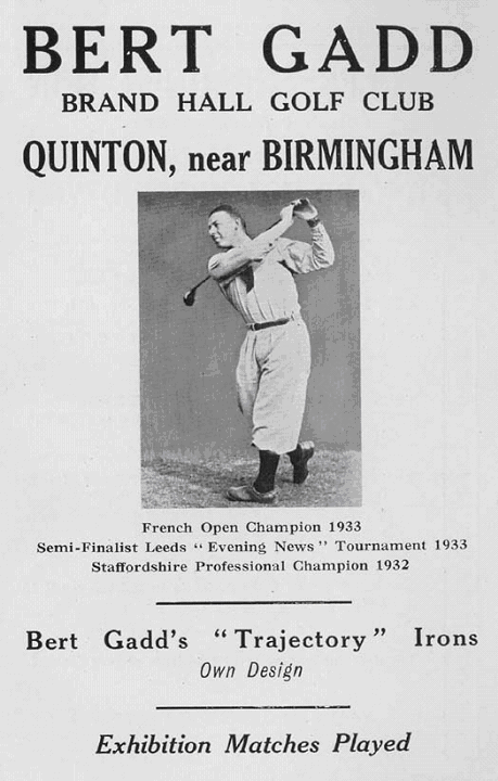 Bert Gadd's Trajectory Irons